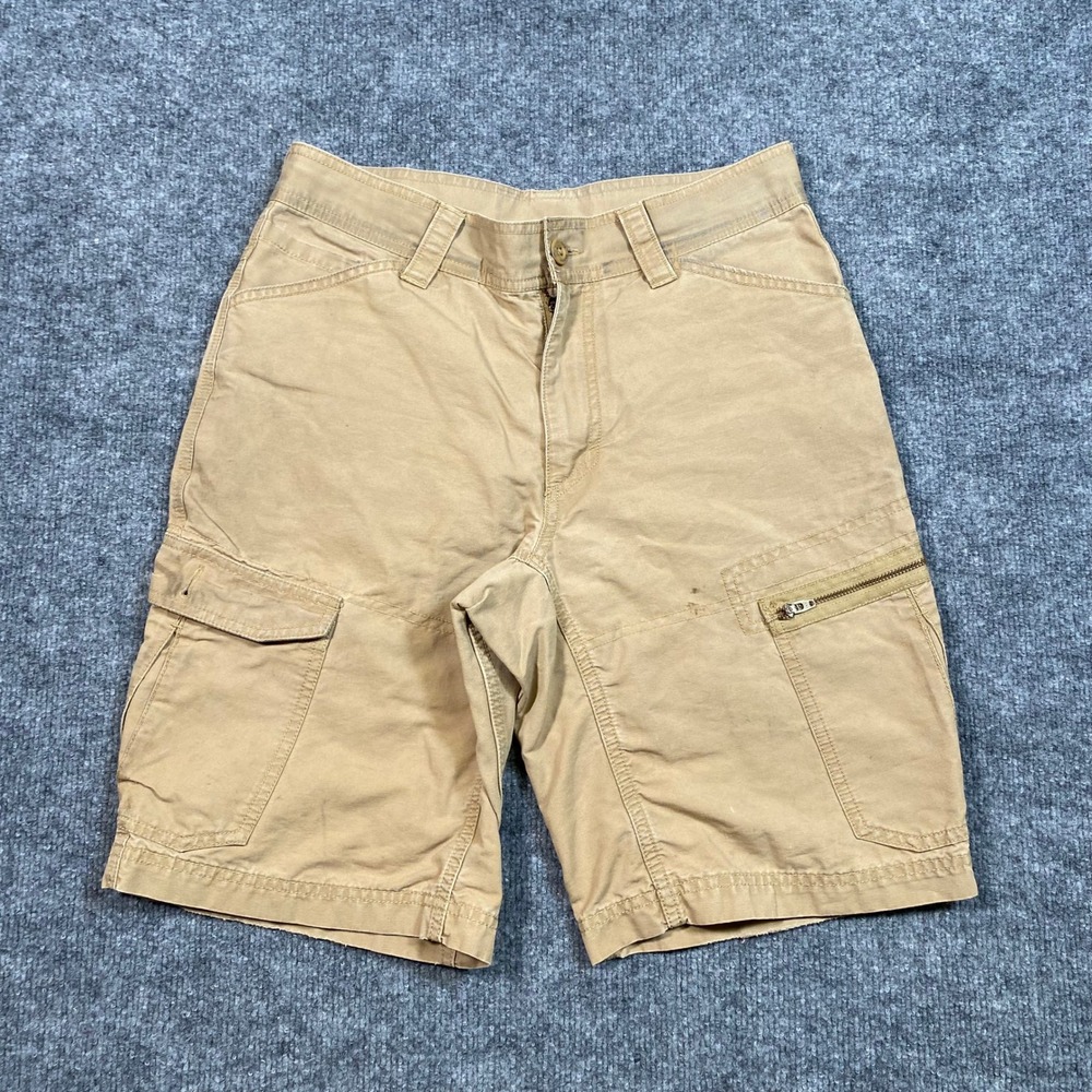 The North Face Mens Tan Khaki Cargo Hiking Shorts Size 30 AXQF T325/T725 Utility
